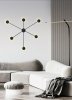 Nowoczesny Minimalistyczny Kinkiet Ścienny Czarny SHADOW MSE010100247 KING HOME
